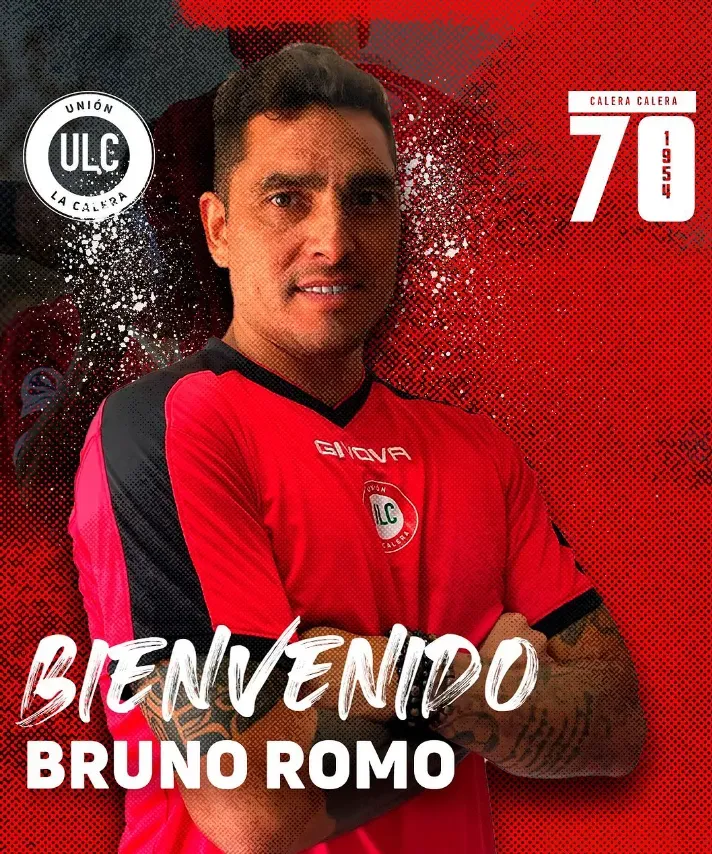 Bruno Romo ya es jugador de Unión La Calera. Foto: Comunicaciones Unión La Calera.