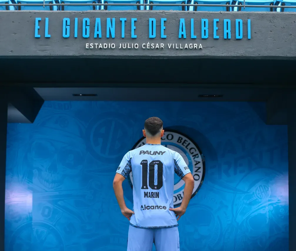 El “10” de Belgrano es el chileno Matías Marín. (Foto: Belgrano de Córdoba).