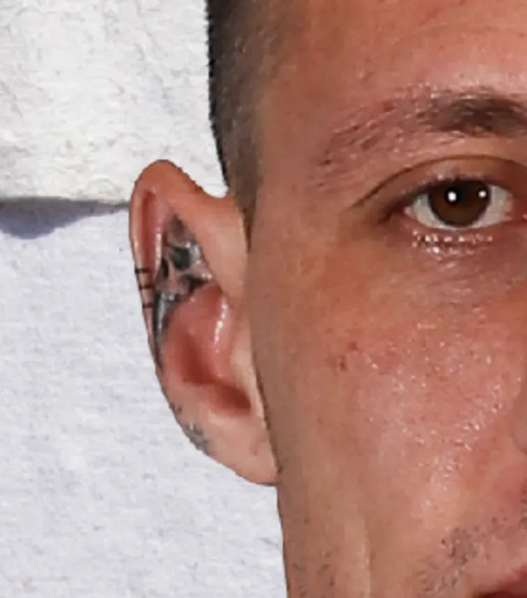 El tatuaje de Cristian Lema.