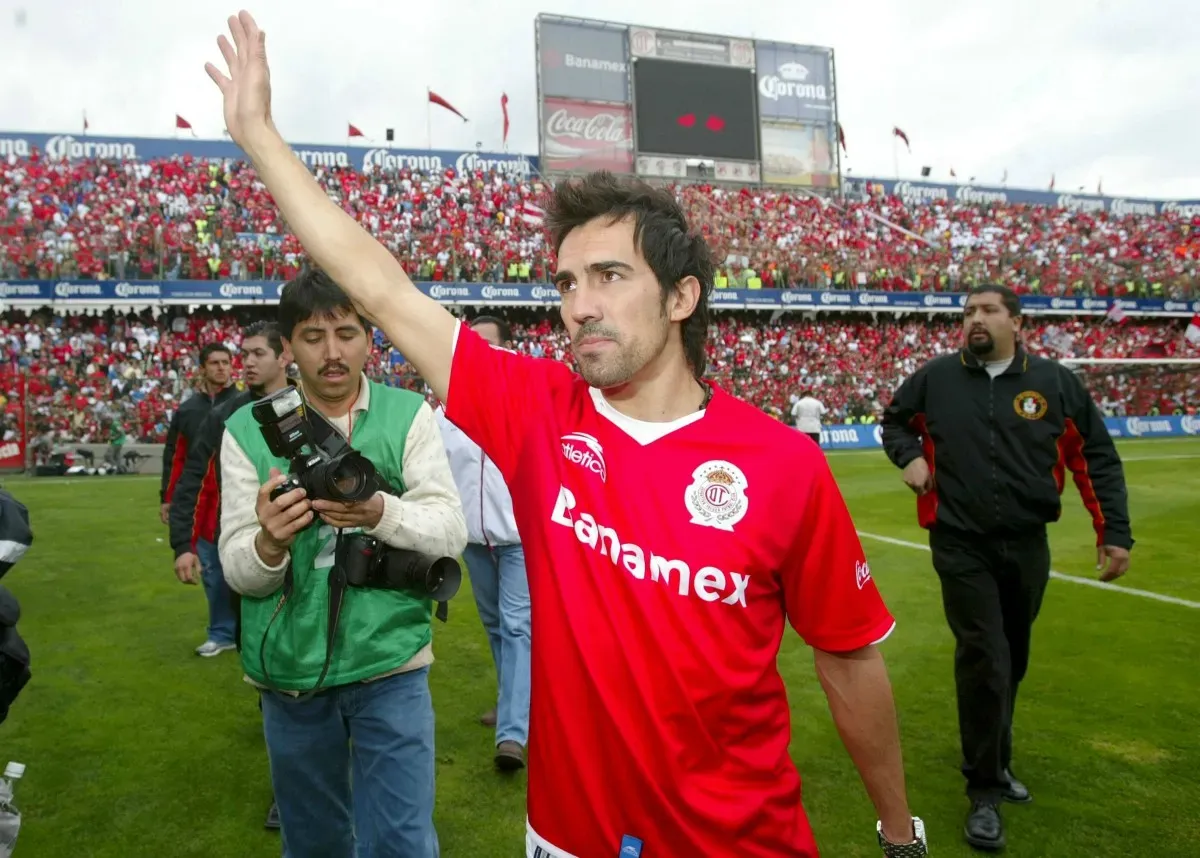Vicente Sánchez, campeón con Toluca en 2002 y 2005 como jugador.