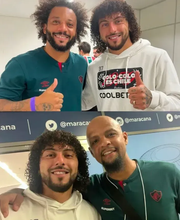 Maximiliano Falcón junto a Marcelo.