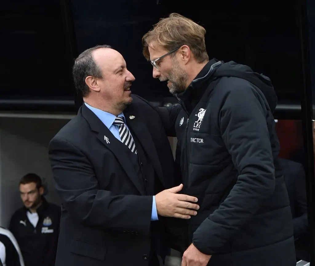 Rafa Benítez y Jurgen Klopp son historia de Liverpool.