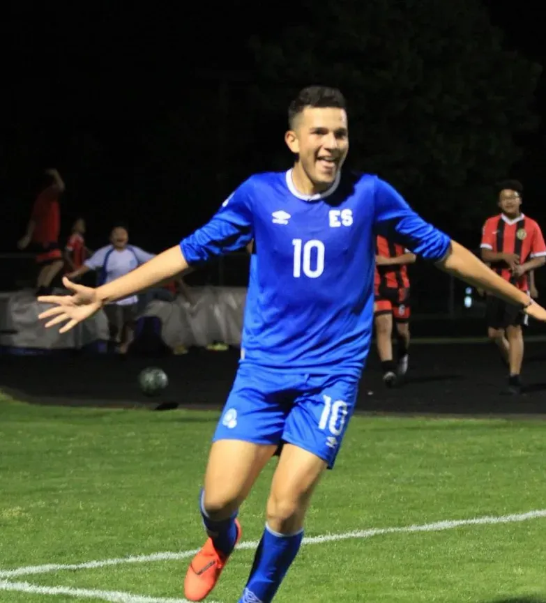 Styven Vásquez, jugador de El Salvador.