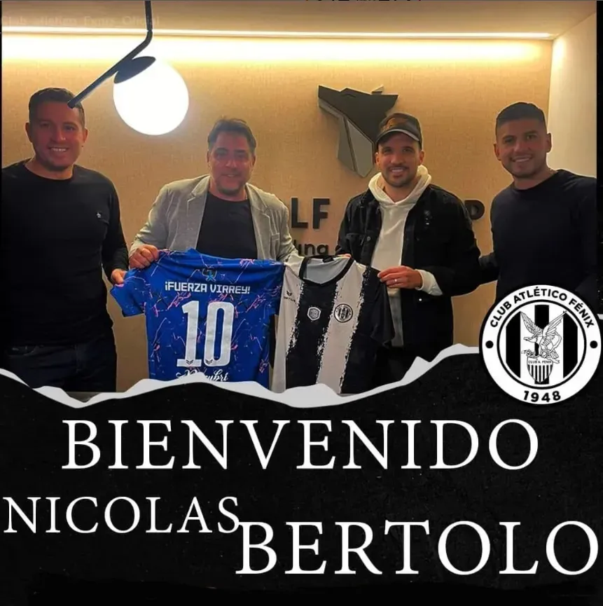 Fénix presentó a Nicolás Bertolo. (Instagram)