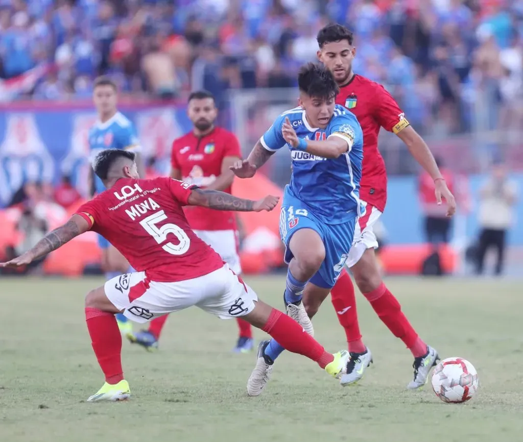 Franco Calderón, lateral izquierdo titular en Universidad de Chile (Marco Muga/Comunicaciones Sifup)
