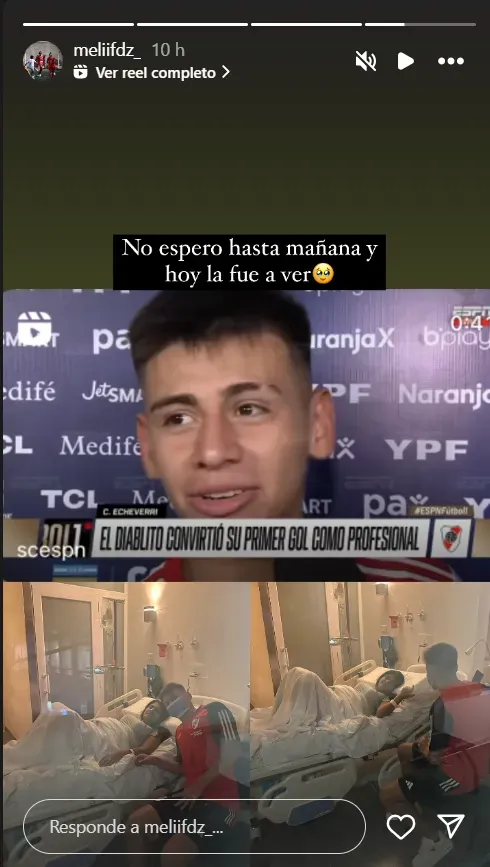 La historia que compartió Melissa Fernández, la pareja del Diablito.