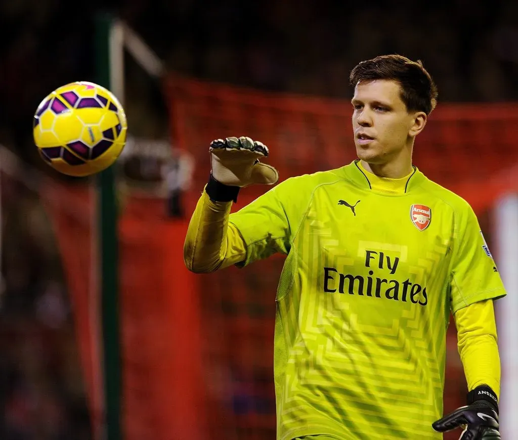 Un joven Szczesny en Arsenal.