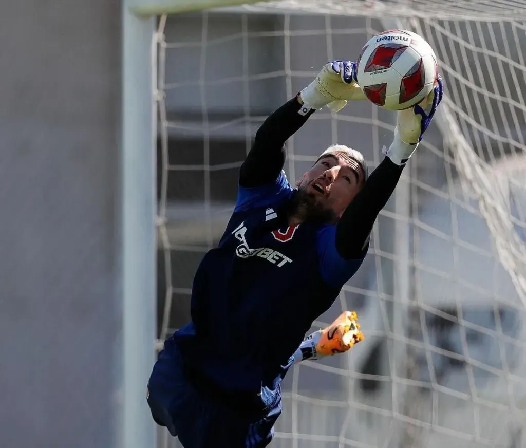 Gabriel Castellón fue titular con Álvarez en el título de Huachipato. Foto: U. de Chile.