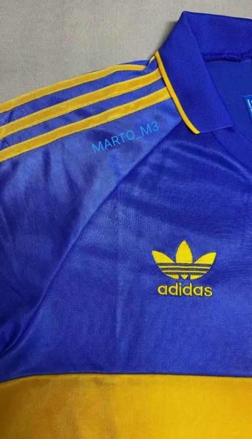 Así será la camiseta retro de Boca de 1993. (@Marto_m3)