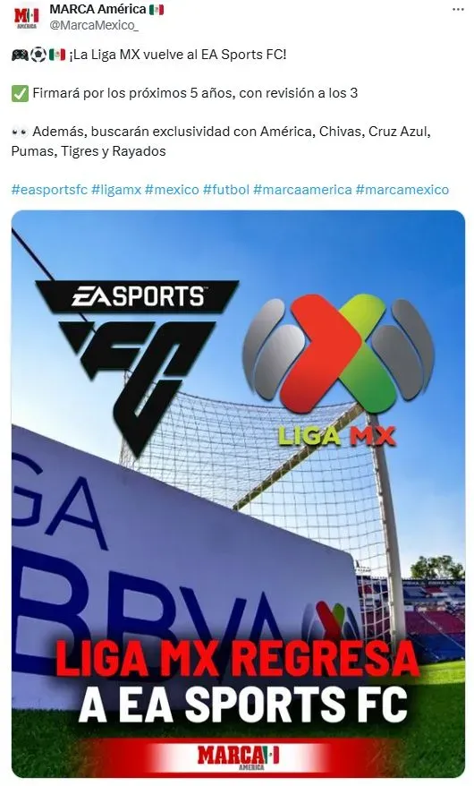 EA Sports buscaría un contrato de exclusividad con Cruz Azul (X)
