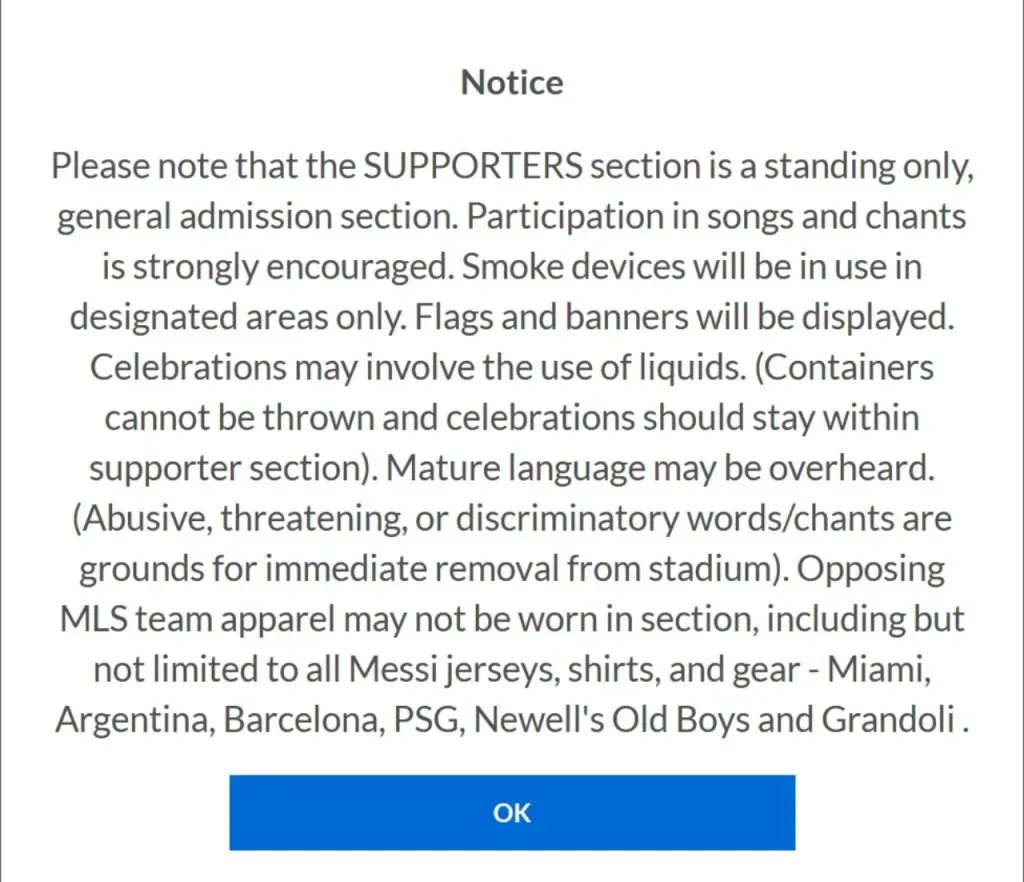 El aviso de FC Dallas a sus hinchas por la visita de Messi (@FCDallas)