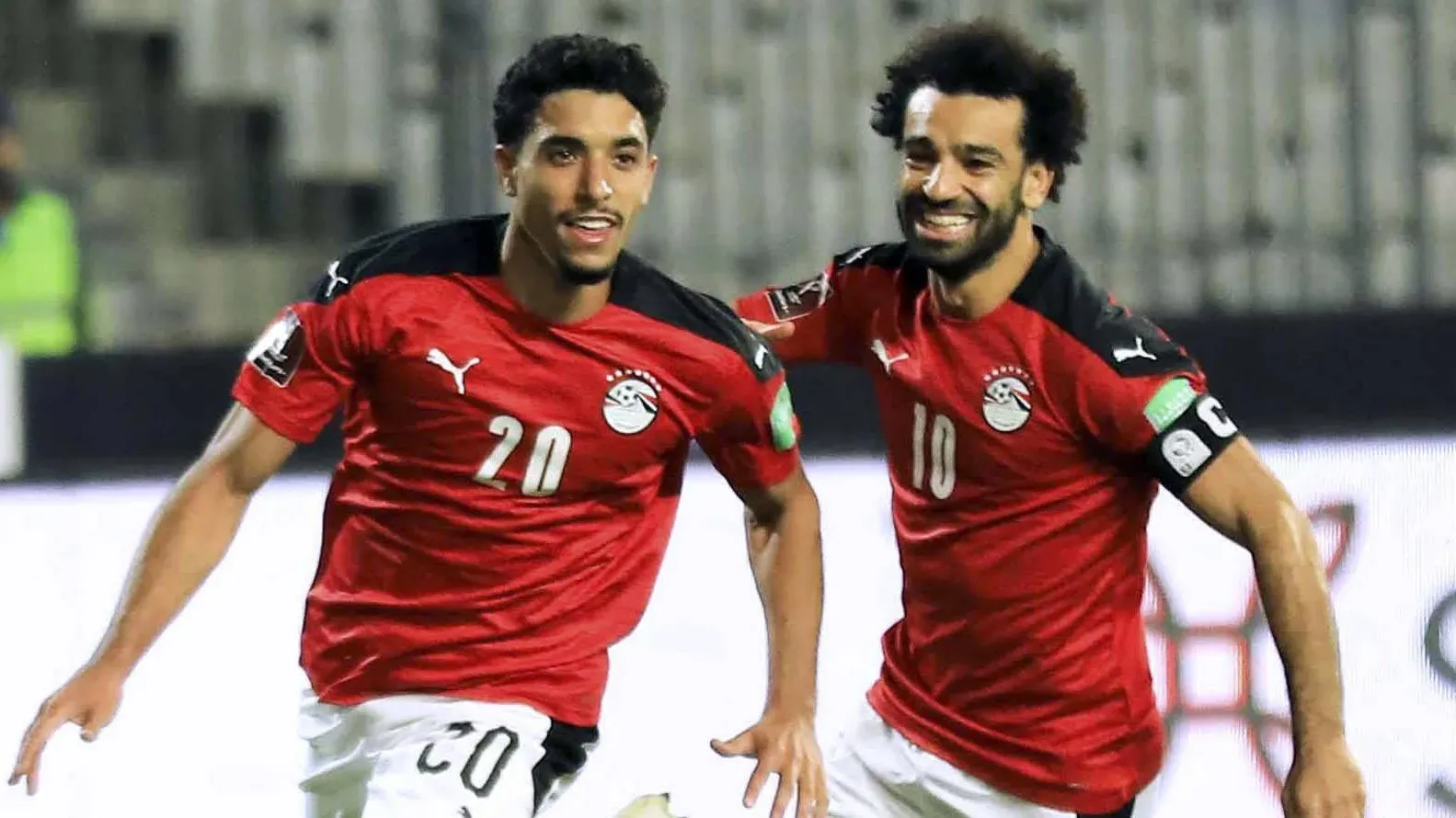 Omar Marmoush y Mohamed Salah en la Selección de Egipto.