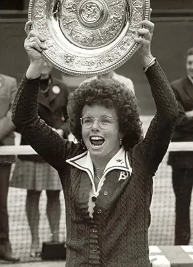 BJK, campeona de Wimbledon.