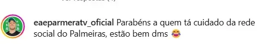 Torcedor ri da provocação do Palmeiras
