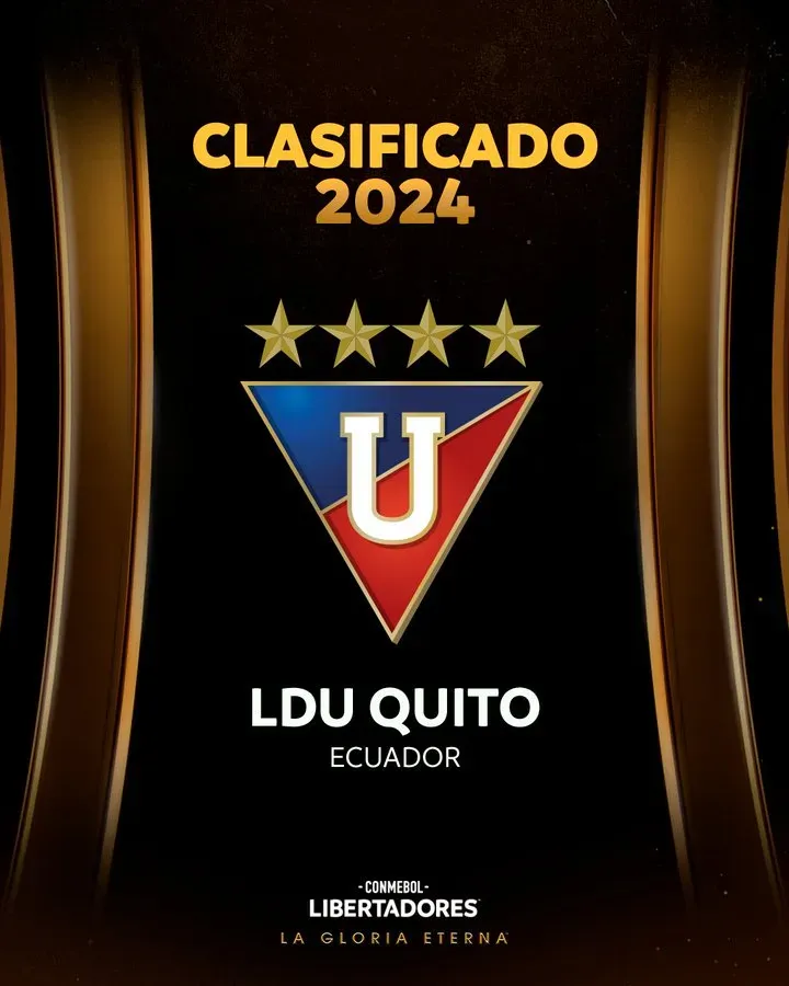 CONMEBOL anunció oficialmente la clasificación de Liga de Quito a la Copa Libertadores. Foto: CONMEBOL Libertadores.