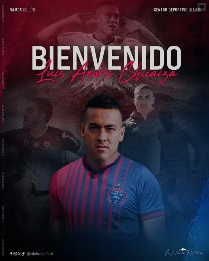 Sorpresa total: Andrés Chicaiza firma con insólito club lejos de LigaPro