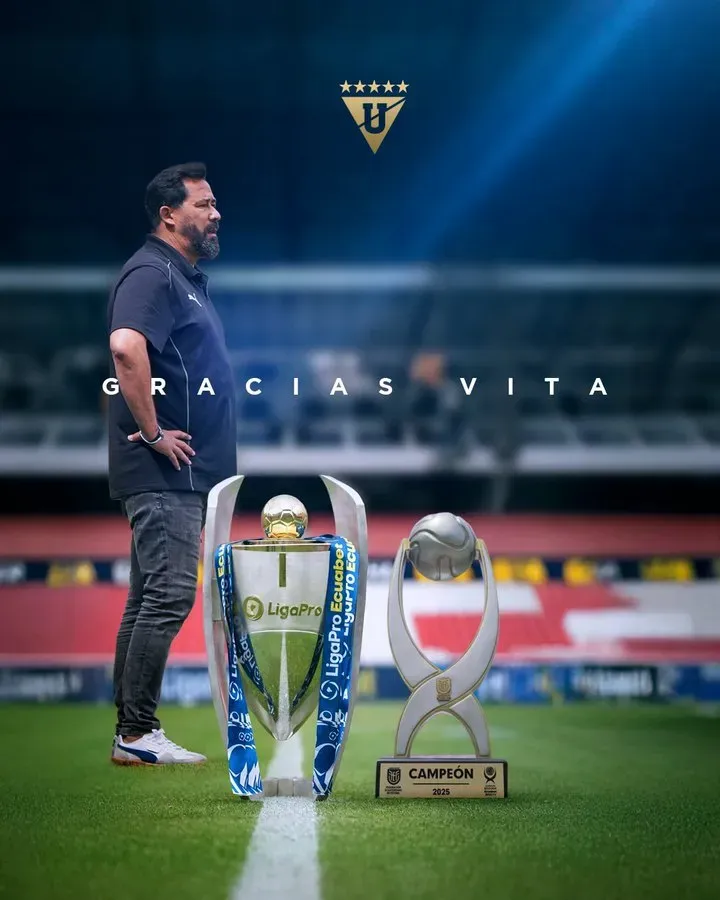 ‘Vitamina’ Sánchez, arte de despedida de LDUQ.