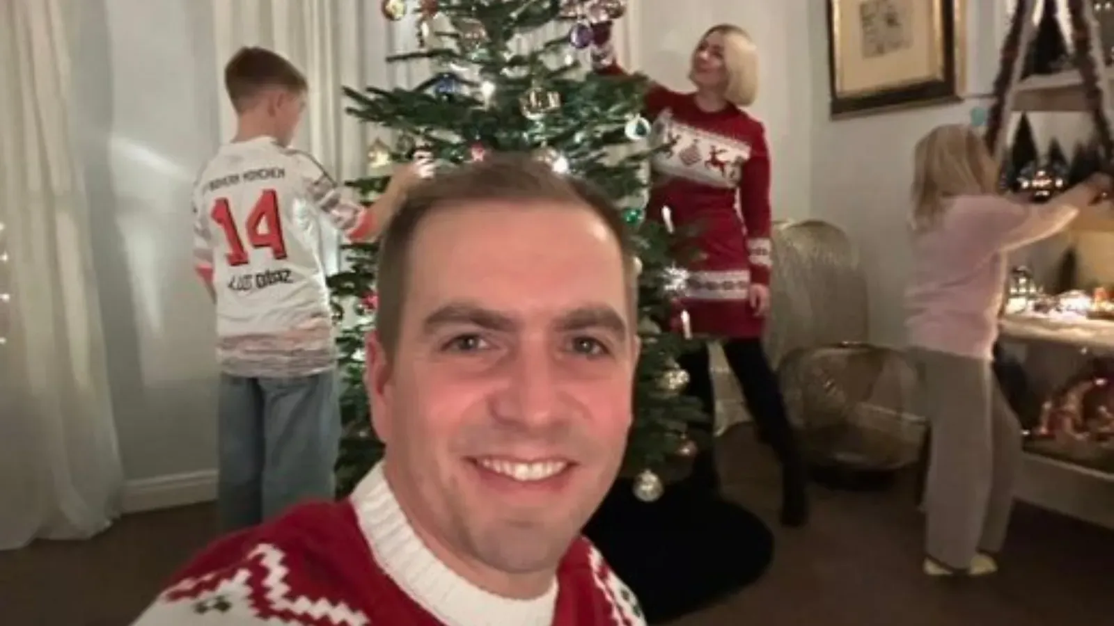Luis Díaz, presente en la Navidad de Lahm en Alemania: TW