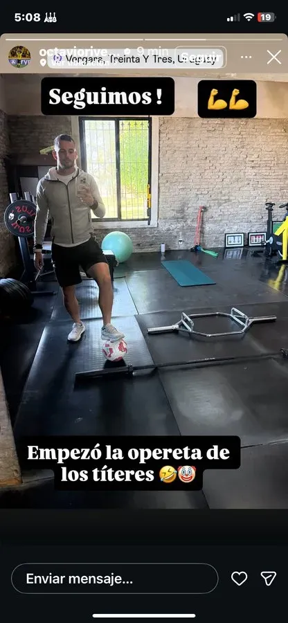 Octavio Rivero responde que no le han pagado nada - Vía Instagram.