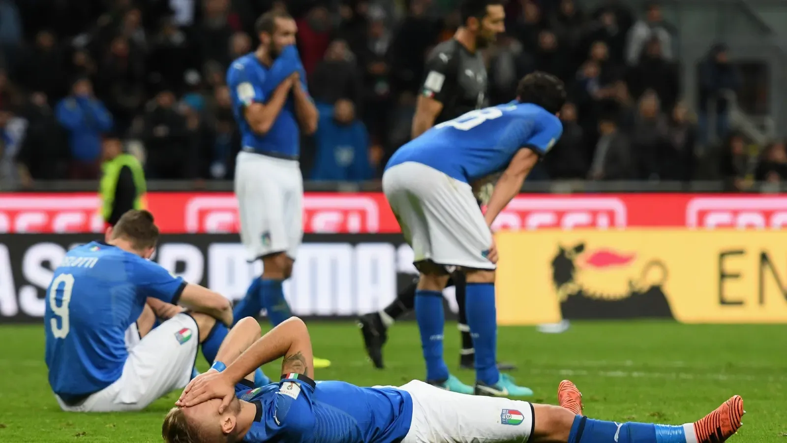 San Siro, el inicio de la debacle de Italia: GETTY