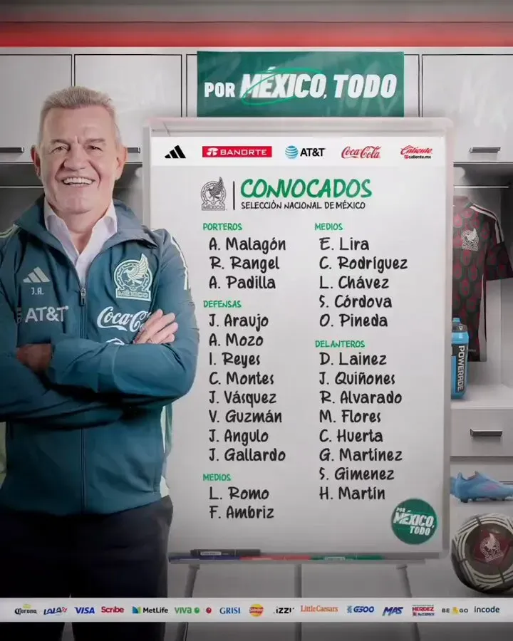 Convocatoria de Javier Aguire