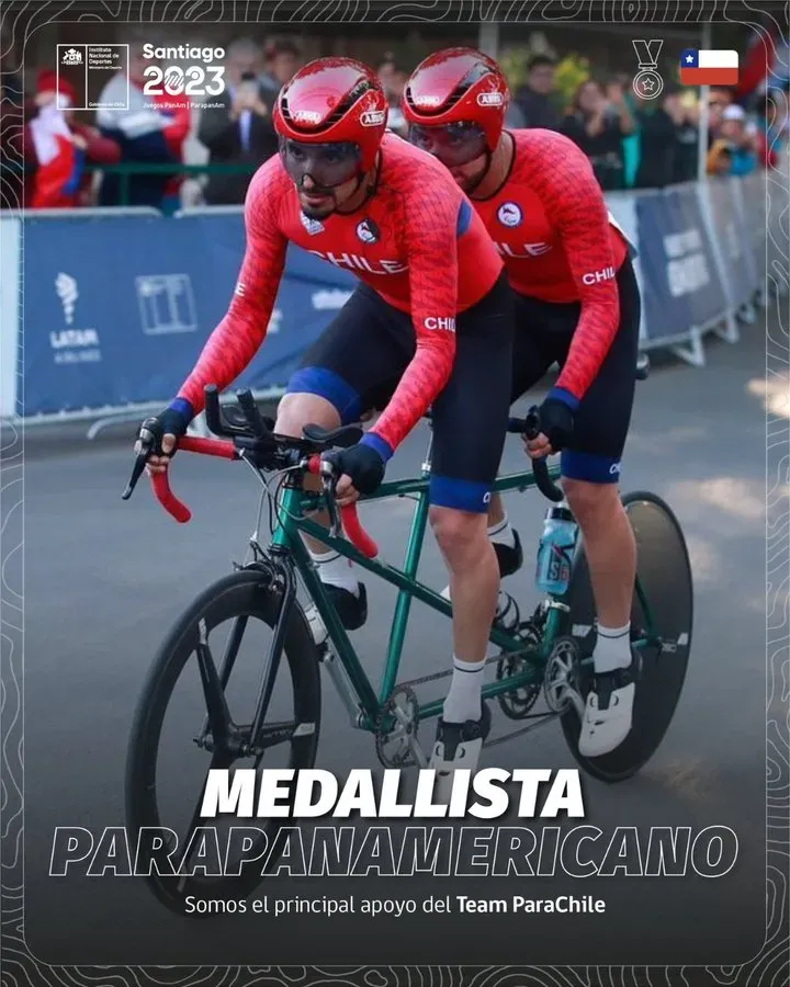 Matías Mansilla logró una nueva medalla para el Team ParaChile (Foto: IND)