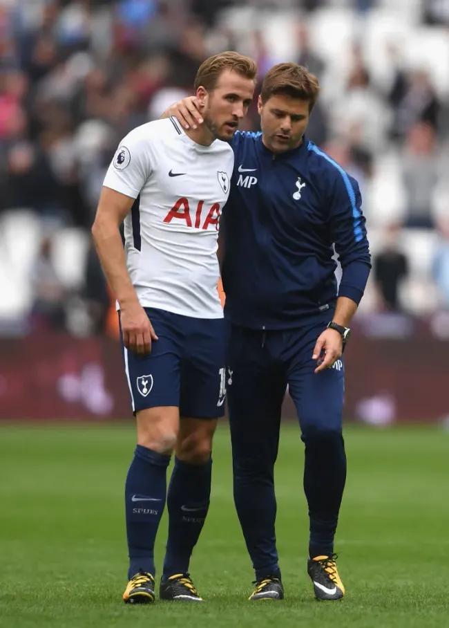 Con Pochettino como entrenador, Harry Kane registró 169 goles y 28 asistencias en 242 partidos. (Getty)