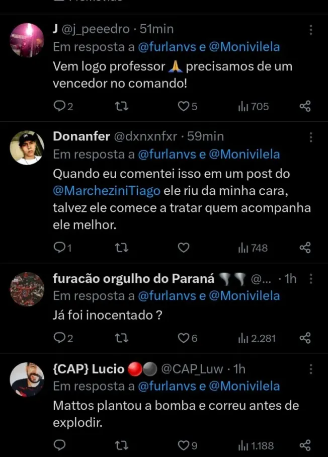 Repercussão via Twitter