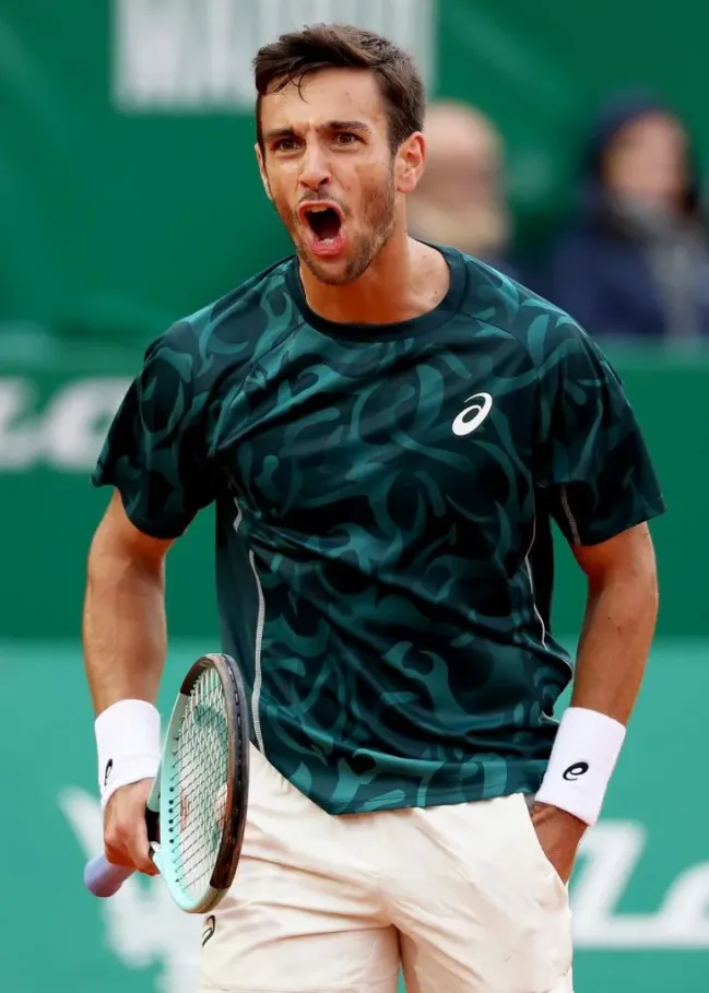 Lorenzo Musetti en el Masters 1000 de Montecarlo 2025 (Getty Images).