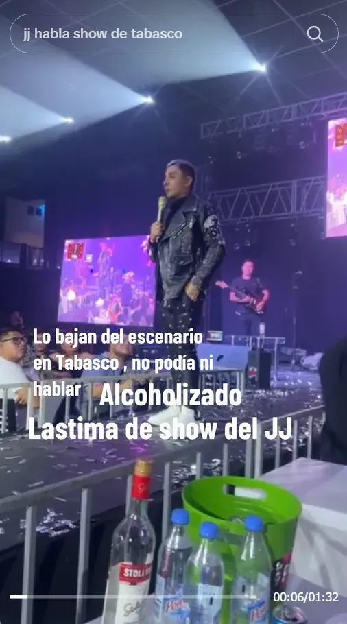 Este fue el video que se subió a redes sociales y que provocó todo0 el escándalo del J. J. Imagen: @leonadrdonegrozurita.