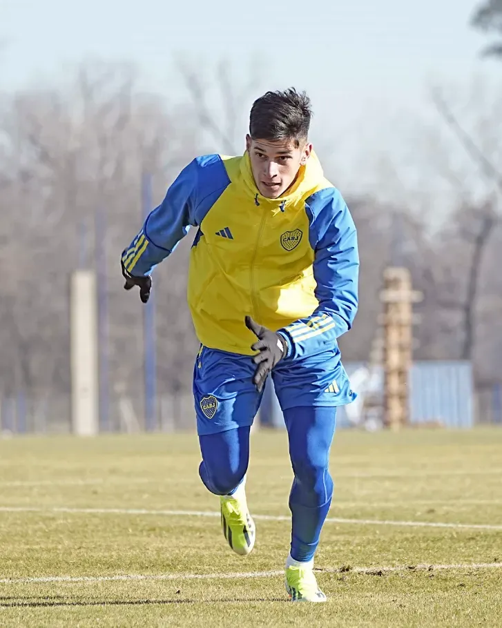 Brian Aguirre sorprendió a Diego Martínez. (Boca Juniors)