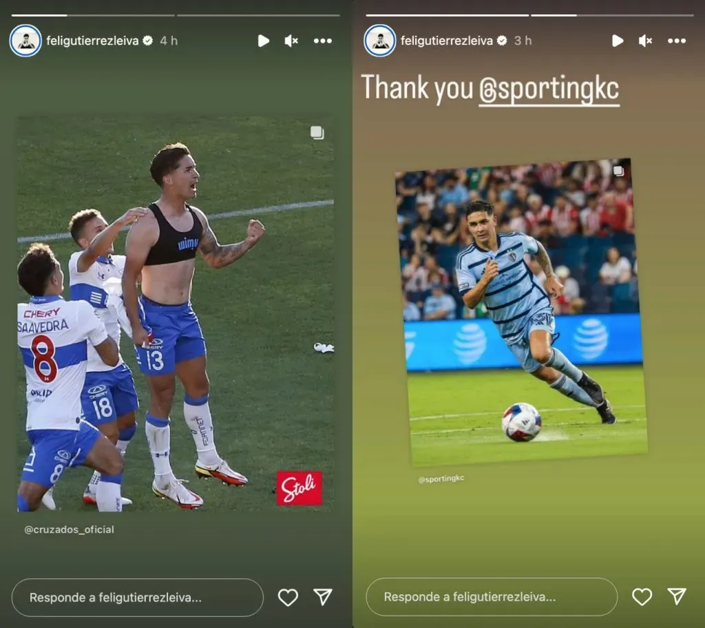 Las imágenes que Felipe Gutiérrez compartió en su Instagram este lunes. | Foto: Captura Instagram feligutierrezleiva