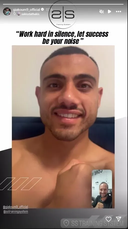 El nuevo recadito que Giorgos Giakoumakis le dejó a Cruz Azul (Instagram)