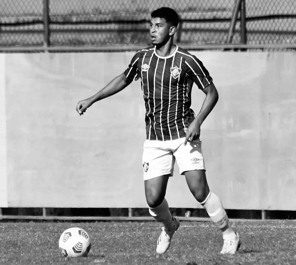 Jogador em atividade pelo Fluminense. Reprodução: Twitter / Fluminense