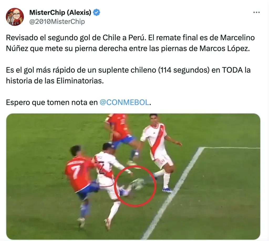 Mister Chip me lo confirmó | Twitter