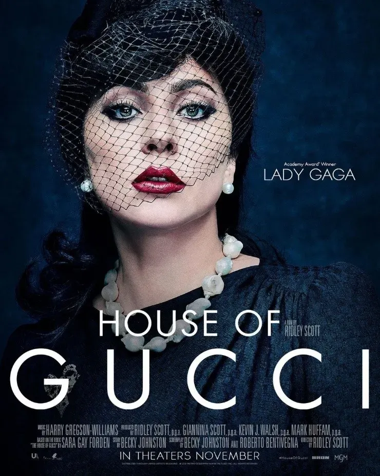 Lady Gaga vive Patrizia Regianni em “Casa Gucci” (Créditos: reprodução/Instagram)