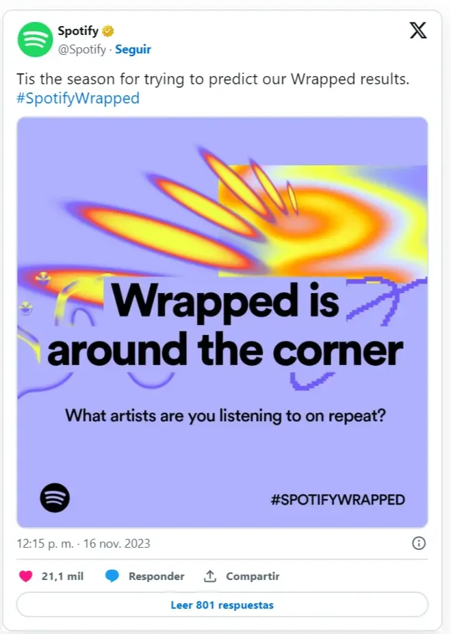 ¿Llega este miércoles? Las pistas de cuándo sale Spotify Wrapped 2023