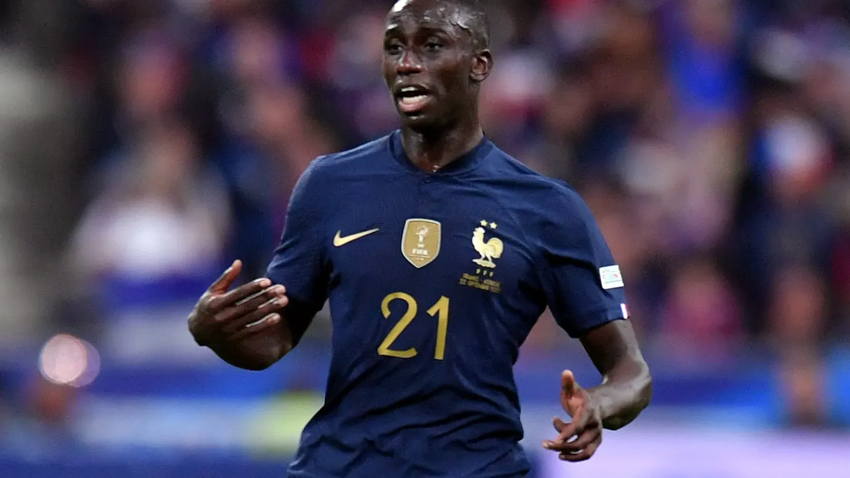 Ferland Mendy en la Selección de Francia. Getty Images.