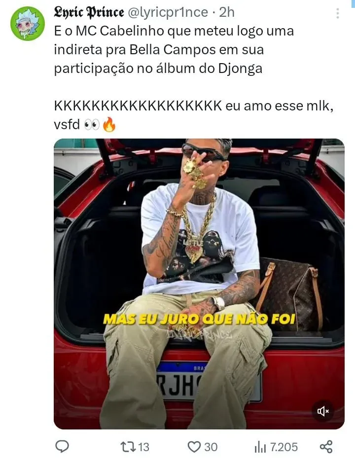 Foto: Reprodução X (antigo twitter)