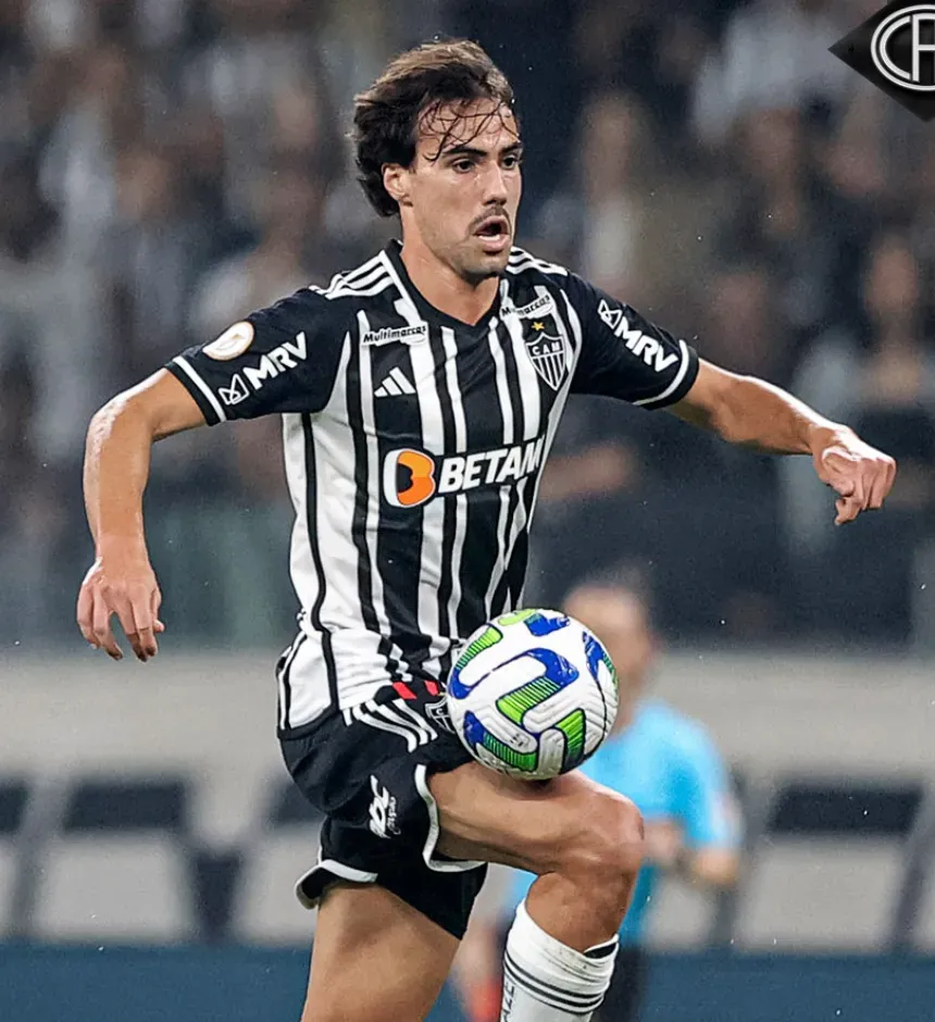 Foto: Reprodução Redes Sociais do Atlético Mineiro – Jogador durante o jogo de hoje (10)