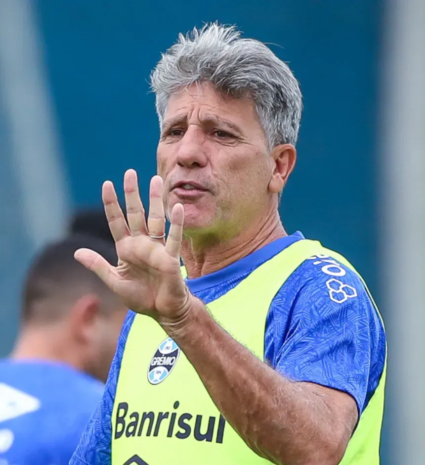 Renato: técnico foi importante em negócio do Grêmio (Foto: Lucas Uebel/Grêmio/Divulgação)