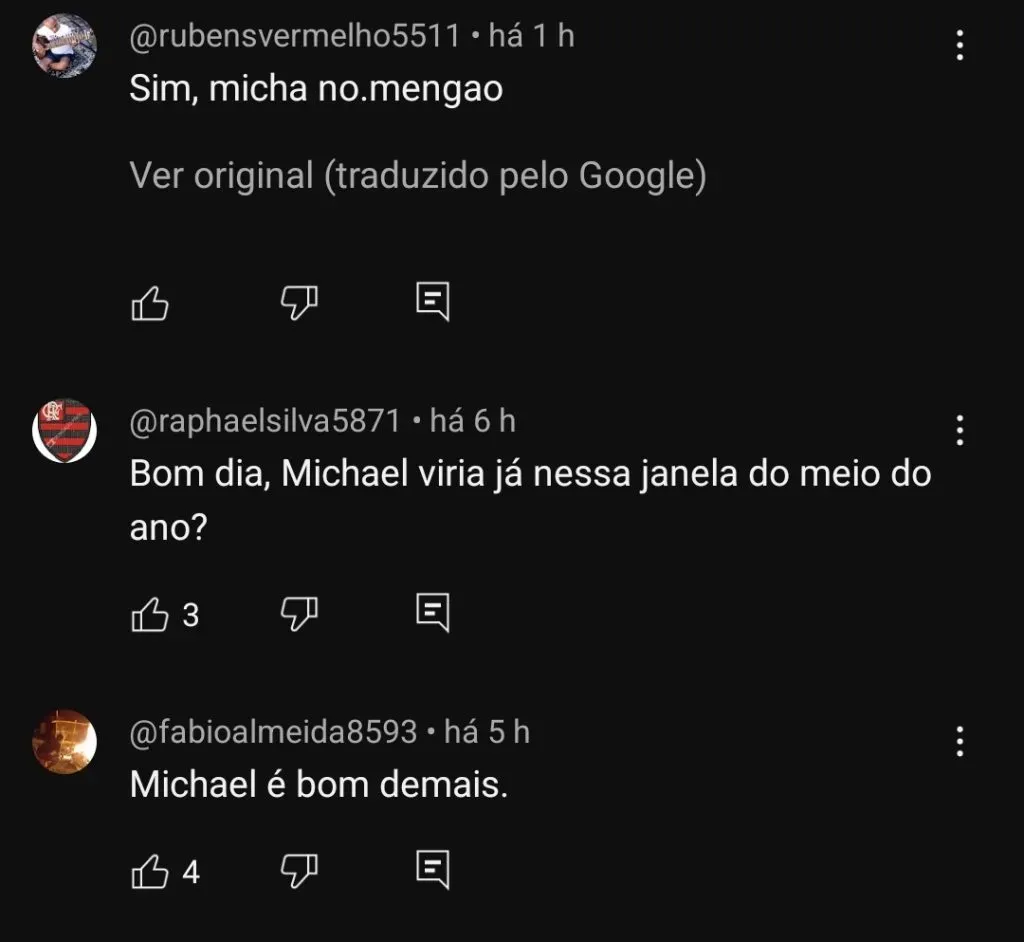 Repercussão via YouTube