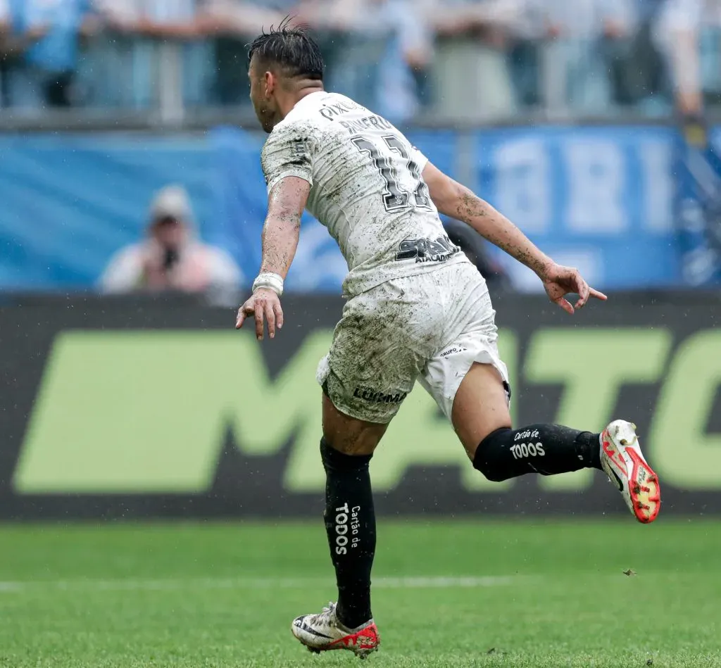Romero comemora gol marcado contra o Grêmio – Foto: Rodrigo Coca/Ag. Corinthians