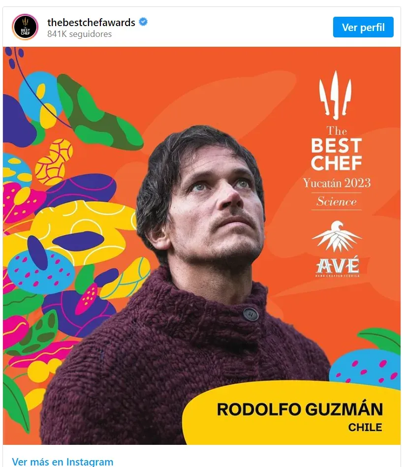 Instagram de The Best Chef Awards 2023
