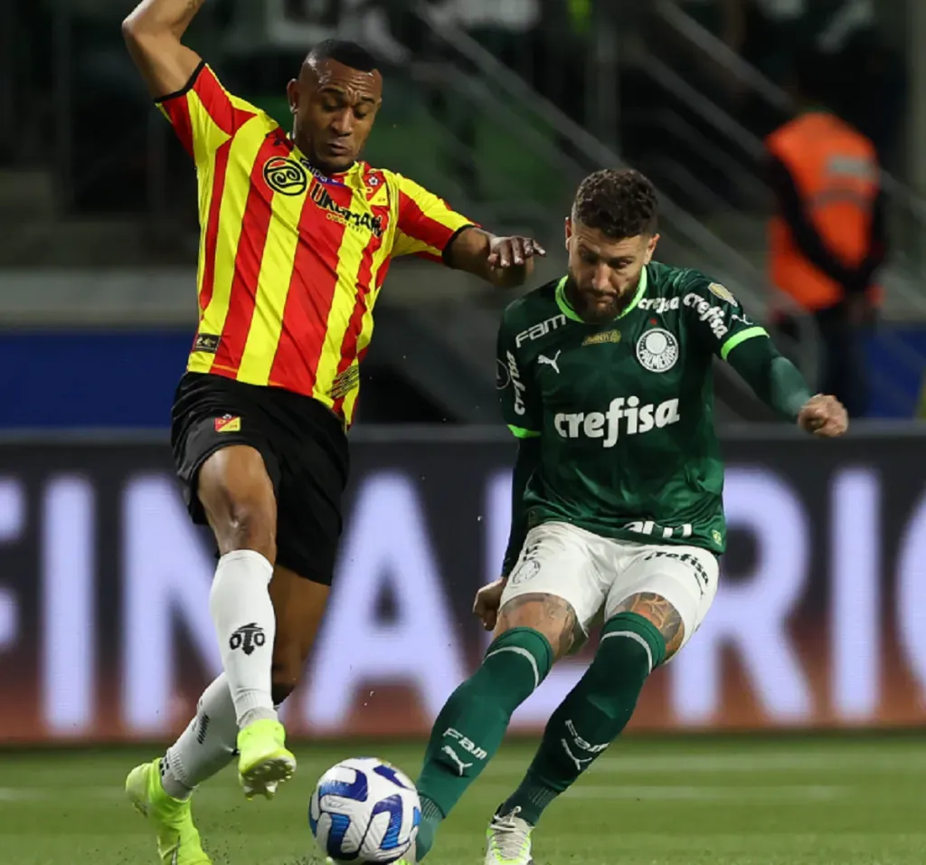 Deportivo Pereira empató 0-0 en su visita a Palmeiras de Brasil. (Palmeiras).