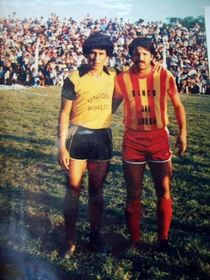 Juan Carlos Argüello junto a Leopoldo Jacinto Luque.