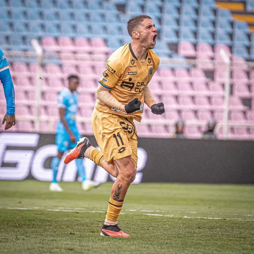 &#039;Felucho&#039; Rodríguez jugando en Cusco FC. (Foto: Cusco FC Prensa)