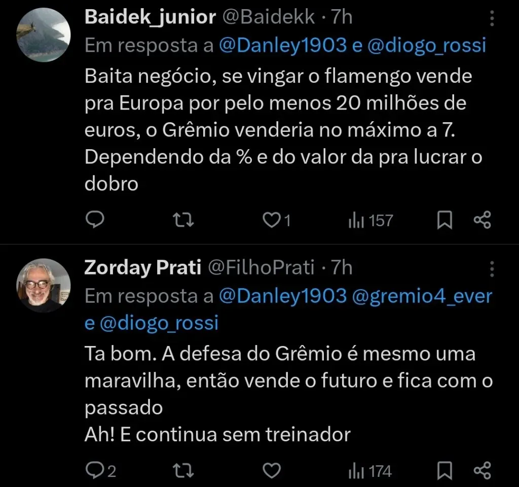 Repercussão via Twitter