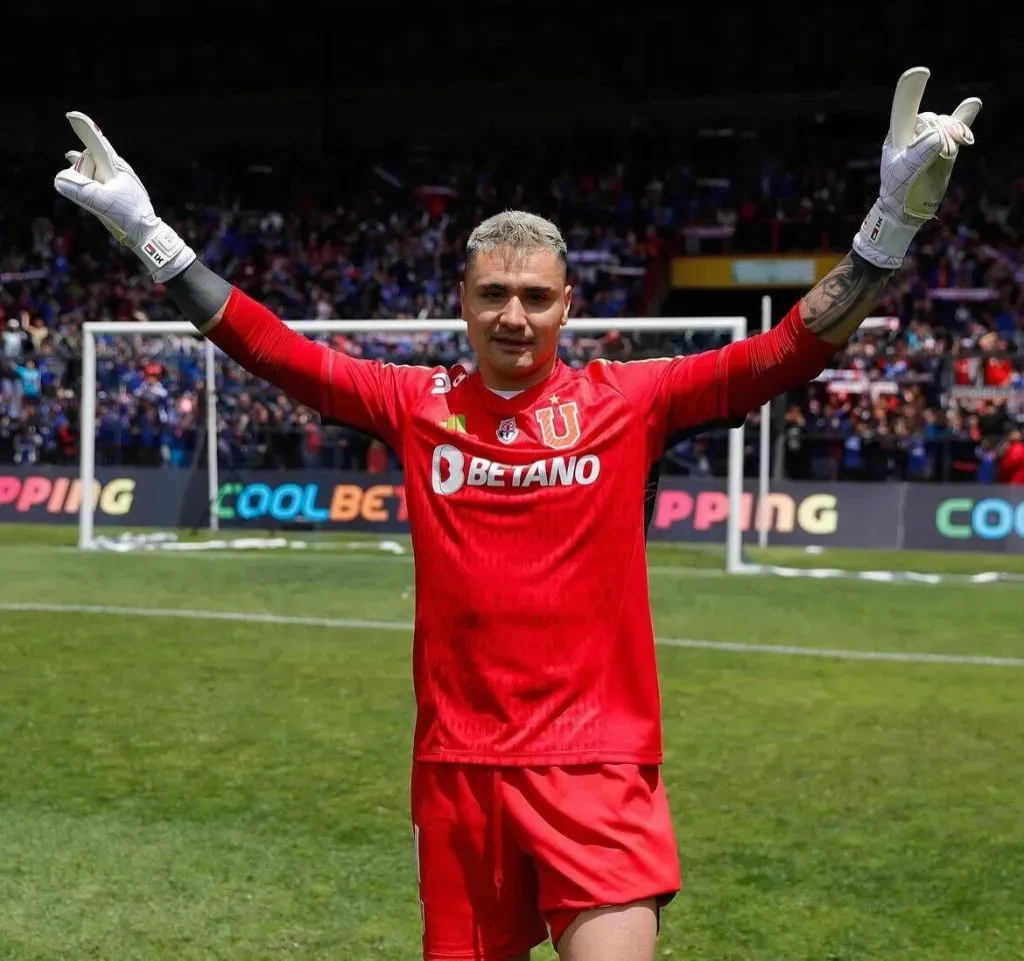 Cristóbal Campos jugó en el amistoso ante Huachipato en el sur del país. Foto: U. de Chile.