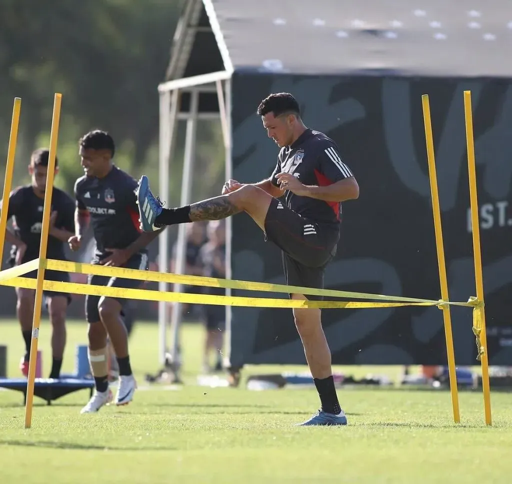 Colo Colo regresó a los entrenamientos en el esttadio Monumental. Foto: Colo Colo.